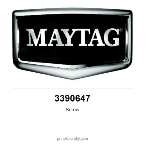 Maytag 3390647 Screw - for Maytag MDE20 dryer
