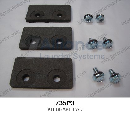 Alliance 735P3 Brake Pad Kit