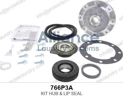 Alliance 766P3A Hub and Lip Seal Kit