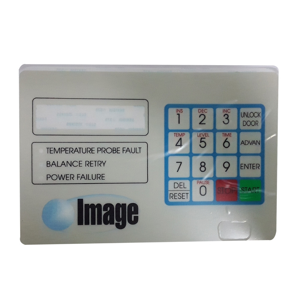 Image A0-A090-002 Washer Control Keypad Decal EL-6 - commercial and industrial laundry equipment spare part