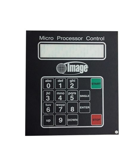 Image A0-A090-001 Micro Control Keypad Decal - commercial and industrial laundry equipment spare part