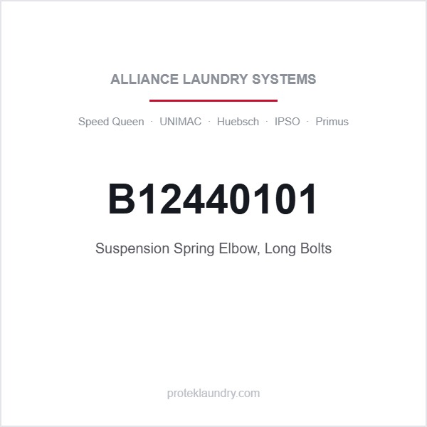 Alliance B12440101 Suspension Spring Elbow, Long Bolts