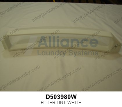 Alliance D503980W Lint Filter, White