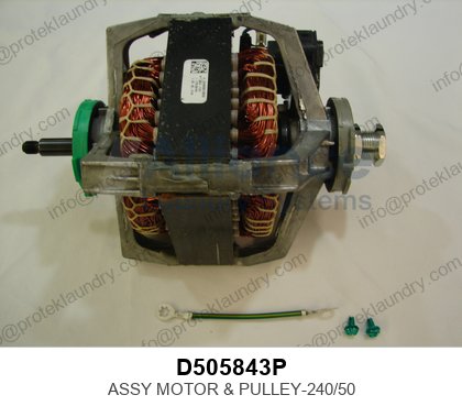 Alliance D505843P Motor and Pulley Assembly 240V 50Hz