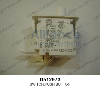 Alliance D512973 Push Button Switch