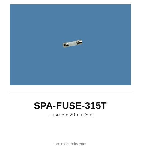 Thermopatch SPA-FUSE-315T Fuse 5 x 20mm Slo-blow - for Thermopatch Y-151 garment tag marking and heat sealing machine