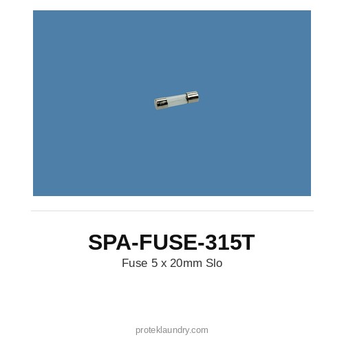 Thermopatch SPA-FUSE-315T Fuse 5 x 20mm Slo-blow - for Thermopatch Y-151 garment tag marking and heat sealing machine