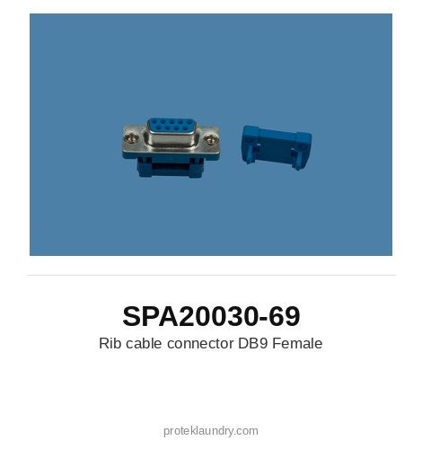 Thermopatch SPA20030-69 Rib cable connector DB9 female - for Thermopatch Y-151 garment tag marking and heat sealing machine
