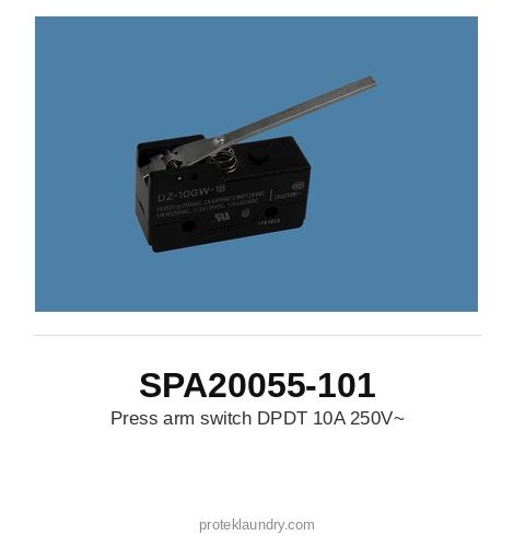 Thermopatch SPA20055-101 Press arm switch DPDT 10A 250V - for Thermopatch Y-151 garment tag marking and heat sealing machine