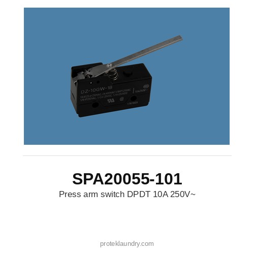 Thermopatch SPA20055-101 Press arm switch DPDT 10A 250V - for Thermopatch Y-151 garment tag marking and heat sealing machine