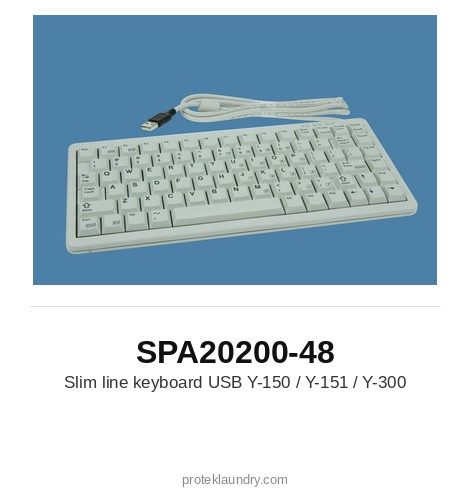 Thermopatch SPA20200-48 Slim line keyboard USB Y-150 / Y-151 / Y-300 - for Thermopatch Y-151 garment tag marking and heat sealing machine