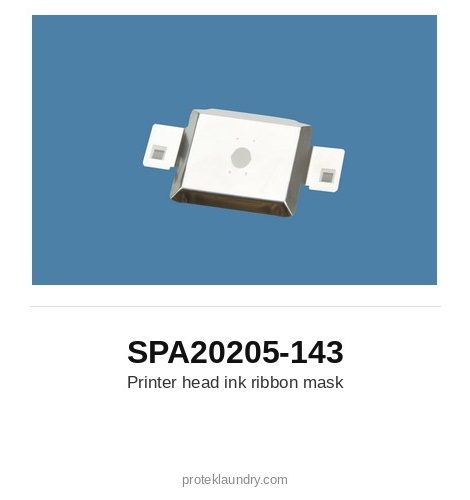 Thermopatch SPA20205-143 Printer head ink ribbon mask - for Thermopatch Y-151 garment tag marking and heat sealing machine