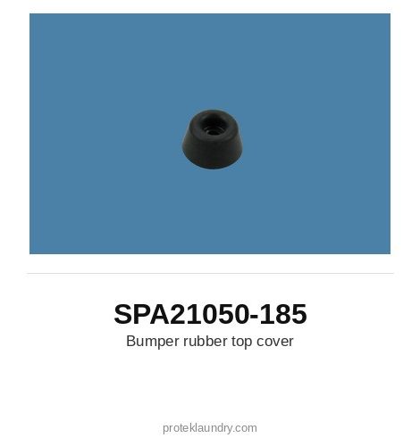 Thermopatch SPA21050-185 Bumper rubber, top cover - for Thermopatch Y-151 garment tag marking and heat sealing machine