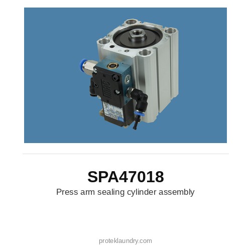 Thermopatch SPA47018 Press arm sealing cylinder assembly - for Thermopatch Y-151 garment tag marking and heat sealing machine