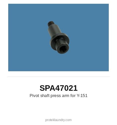 Thermopatch SPA47021 Pivot shaft press arm for Y-151 - for Thermopatch Y-151 garment tag marking and heat sealing machine