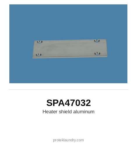 Thermopatch SPA47032 Heater shield, aluminium - for Thermopatch Y-151 garment tag marking and heat sealing machine