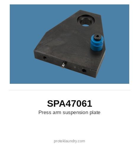 Thermopatch SPA47061 Press arm suspension plate - for Thermopatch Y-151 garment tag marking and heat sealing machine