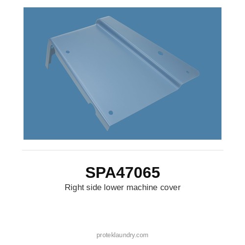 Thermopatch SPA47065 Right side lower machine cover - for Thermopatch Y-151 garment tag marking and heat sealing machine