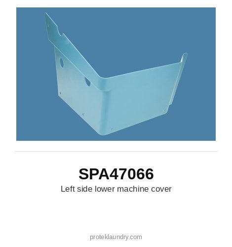 Thermopatch SPA47066 Left side lower machine cover - for Thermopatch Y-151 garment tag marking and heat sealing machine