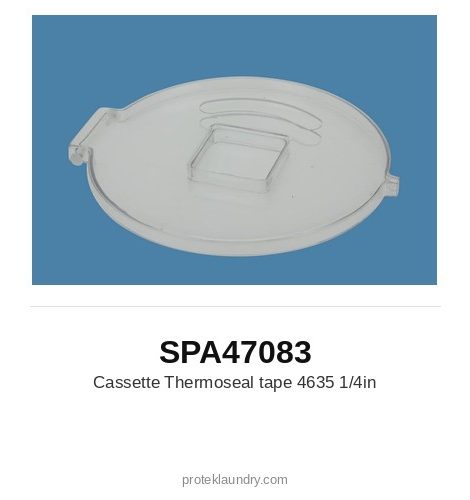 Thermopatch SPA47083 Cassette Thermoseal tape 4635, 1/4 inch - for Thermopatch Y-151 garment tag marking and heat sealing machine