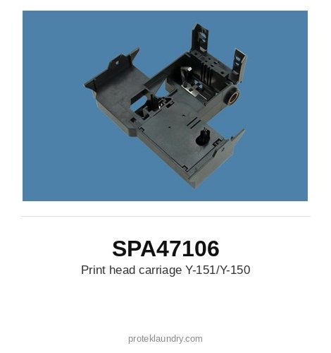 Thermopatch SPA47106 Print head carriage Y-151 / Y-150 - for Thermopatch Y-151 garment tag marking and heat sealing machine