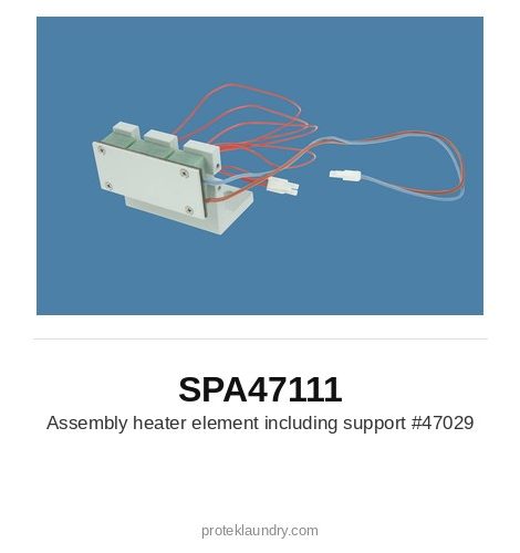Thermopatch SPA47111 Assembly heater element including support 47029 - for Thermopatch Y-151 garment tag marking and heat sealing machine