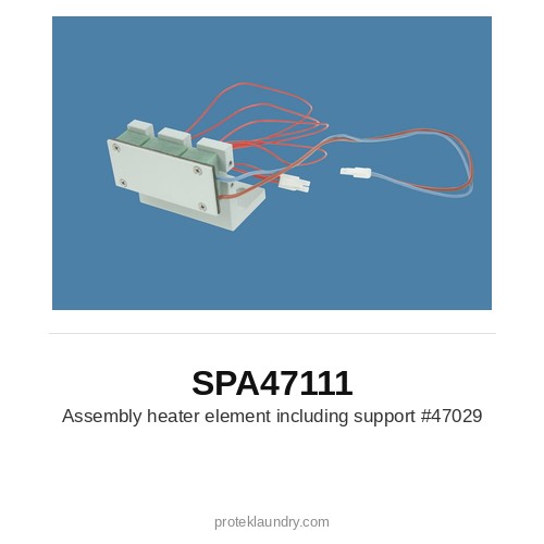 Thermopatch SPA47111 Assembly heater element including support 47029 - for Thermopatch Y-151 garment tag marking and heat sealing machine