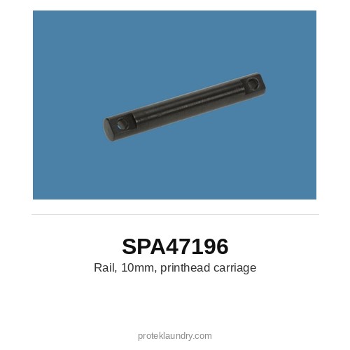 Thermopatch SPA47196 Rail, 10mm, print head carriage - for Thermopatch Y-151 garment tag marking and heat sealing machine