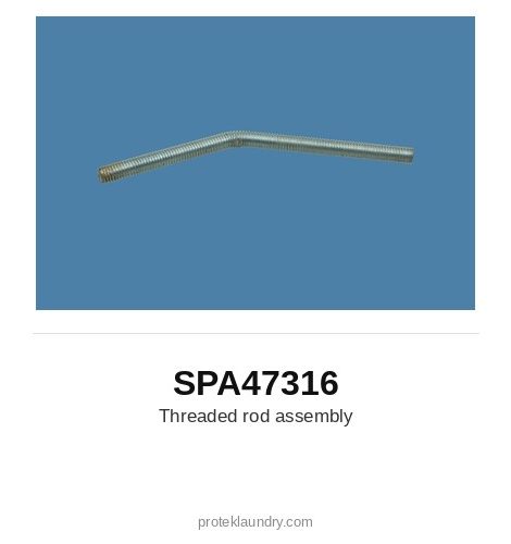 Thermopatch SPA47316 Threaded rod assembly - for Thermopatch Y-151 garment tag marking and heat sealing machine