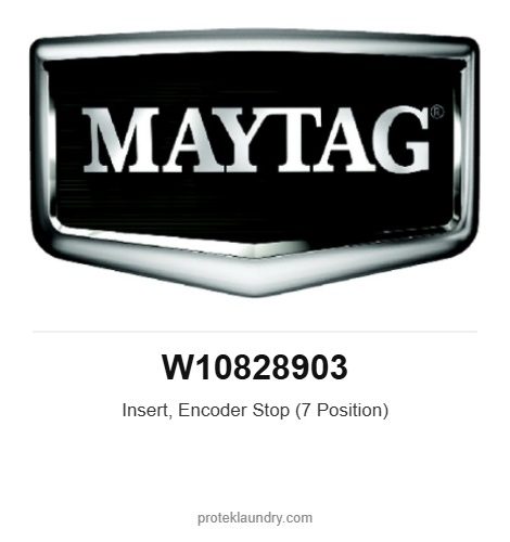 Maytag W10828903 Insert, Encoder Stop (7 Position) - for Maytag MAT20/MAT23 washer