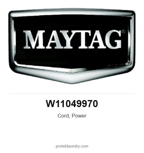 Maytag W11049970 Cord, Power - for Maytag MAT20 washer