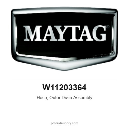 Maytag W11203364 Hose, Outer Drain Assembly - for Maytag MAT23 washer