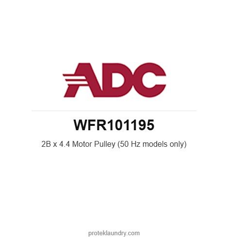 ADC WFR101195 2B x 4.4 Motor Pulley (50 Hz models only) - American Dryer commercial tumble dryer spare part