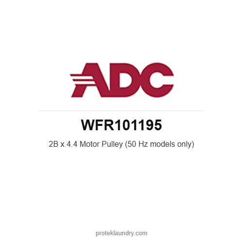 ADC WFR101195 2B x 4.4 Motor Pulley (50 Hz models only) - American Dryer commercial tumble dryer spare part