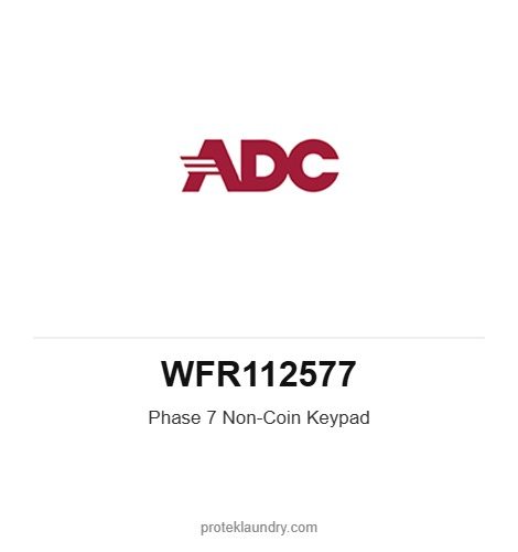 ADC WFR112577 Phase 7 Non-Coin Keypad - American Dryer commercial tumble dryer spare part