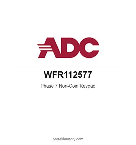 ADC WFR112577 Phase 7 Non-Coin Keypad - American Dryer commercial tumble dryer spare part