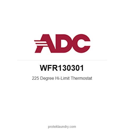 ADC WFR130301 225 Degree Hi-Limit Thermostat - American Dryer commercial tumble dryer spare part