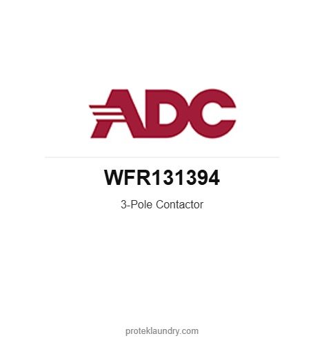 ADC WFR131394 3-Pole Contactor - American Dryer commercial tumble dryer spare part