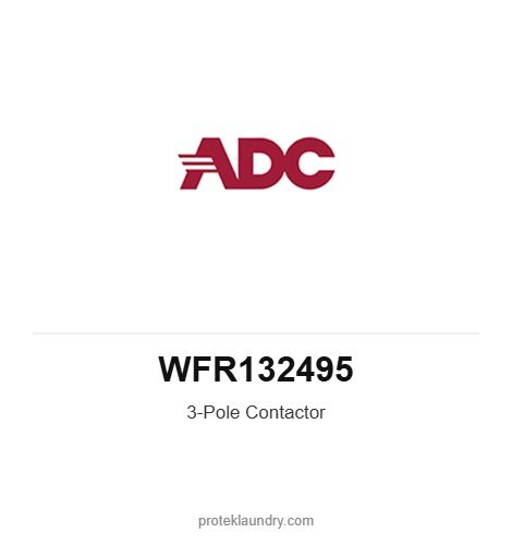 ADC WFR132495 3-Pole Contactor - American Dryer commercial tumble dryer spare part