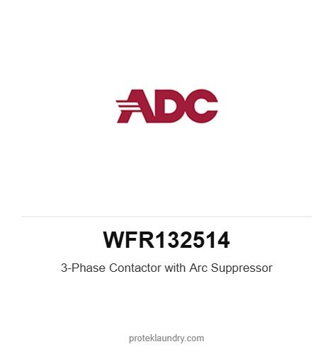 ADC WFR132514 3-Phase Contactor with Arc Suppressor - American Dryer commercial tumble dryer spare part