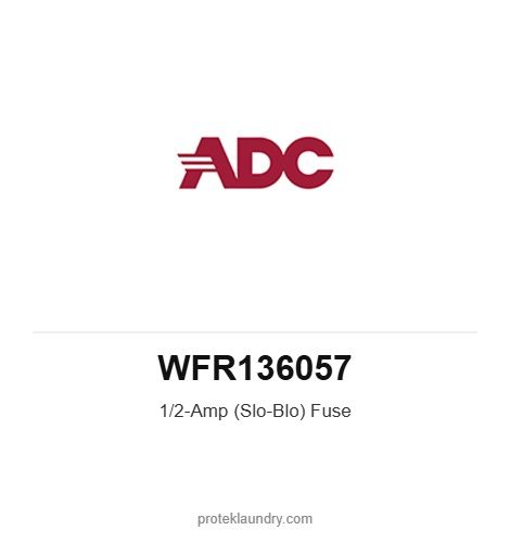 ADC WFR136057 1/2-Amp (Slo-Blo) Fuse - American Dryer commercial tumble dryer spare part