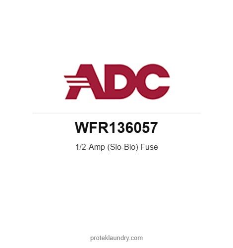 ADC WFR136057 1/2-Amp (Slo-Blo) Fuse - American Dryer commercial tumble dryer spare part
