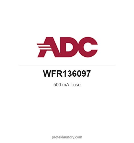 ADC WFR136097 500 mA Fuse - American Dryer commercial tumble dryer spare part