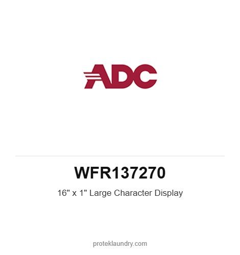 ADC WFR137270 16" x 1" Large Character Display - American Dryer commercial tumble dryer spare part