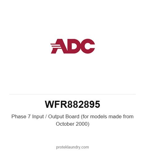 ADC WFR882895 Phase 7 Input / Output Board (for models made from October 2000) - American Dryer commercial tumble dryer spare part