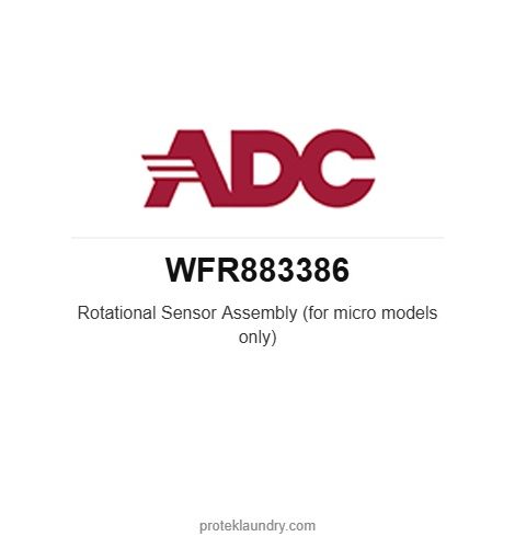 ADC WFR883386 Rotational Sensor Assembly (for micro models only) - American Dryer commercial tumble dryer spare part