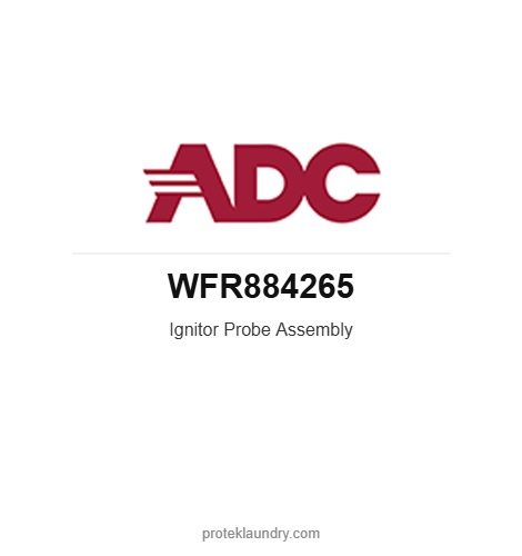 ADC WFR884265 Ignitor Probe Assembly - American Dryer commercial tumble dryer spare part