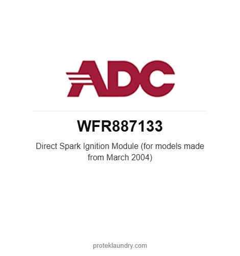 ADC WFR887133 Direct Spark Ignition Module (for models made from March 2004) - American Dryer commercial tumble dryer spare part