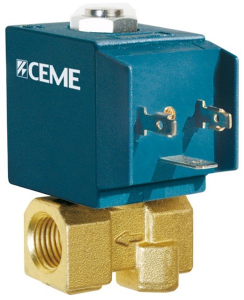 Ceme Solenoid Steam Valve 6612VV30S43BIF, 1/4", EPDM, 230V 50Hz