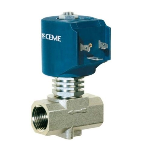 Ceme Solenoid Steam Valve 9015TE021NC77, 3/4", Teflon, 230V 50/60Hz - for steam boilers, ironing and pressing tables, steam dryers and washers